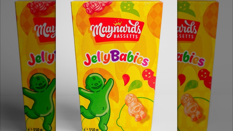 Package of Jelly Babies candies.