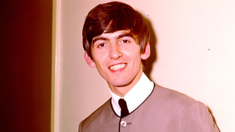 George Harrison smiling