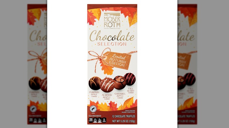 chocolate truffles in bag