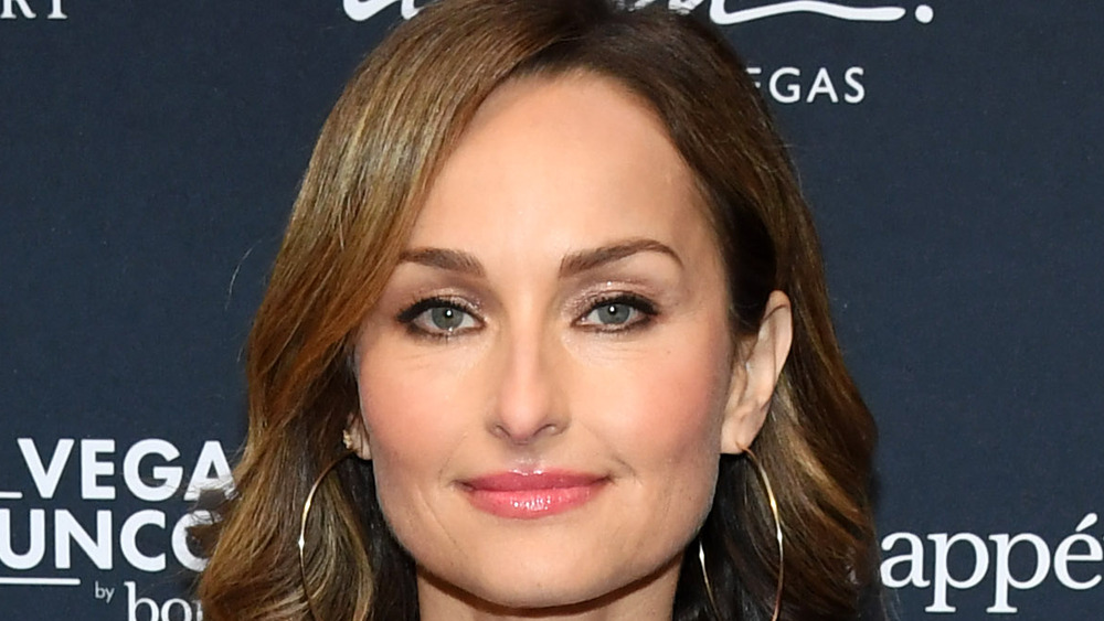 Giada De Laurentiis in pink lipstick