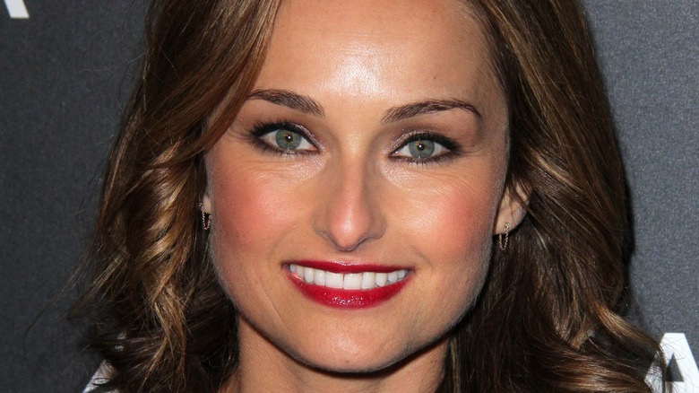 Giada De Laurentiis bold lipstick