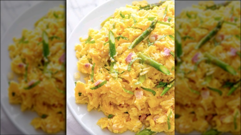 breakfast orzo pasta