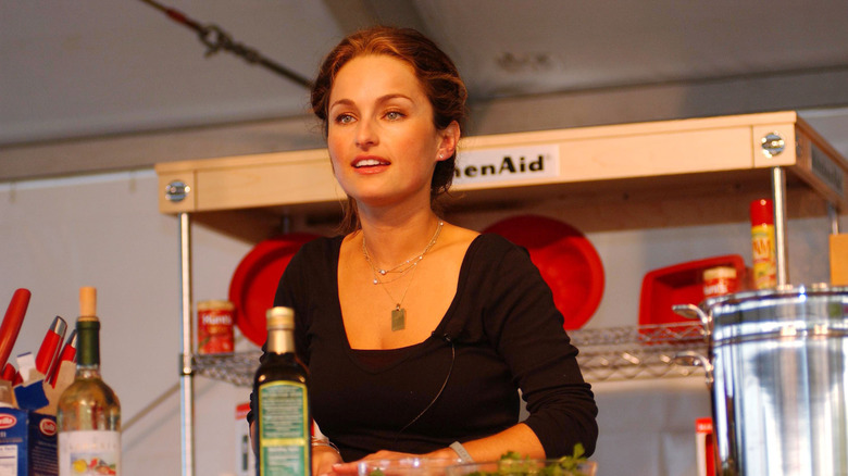 Giada De Laurentiis speaking at an event