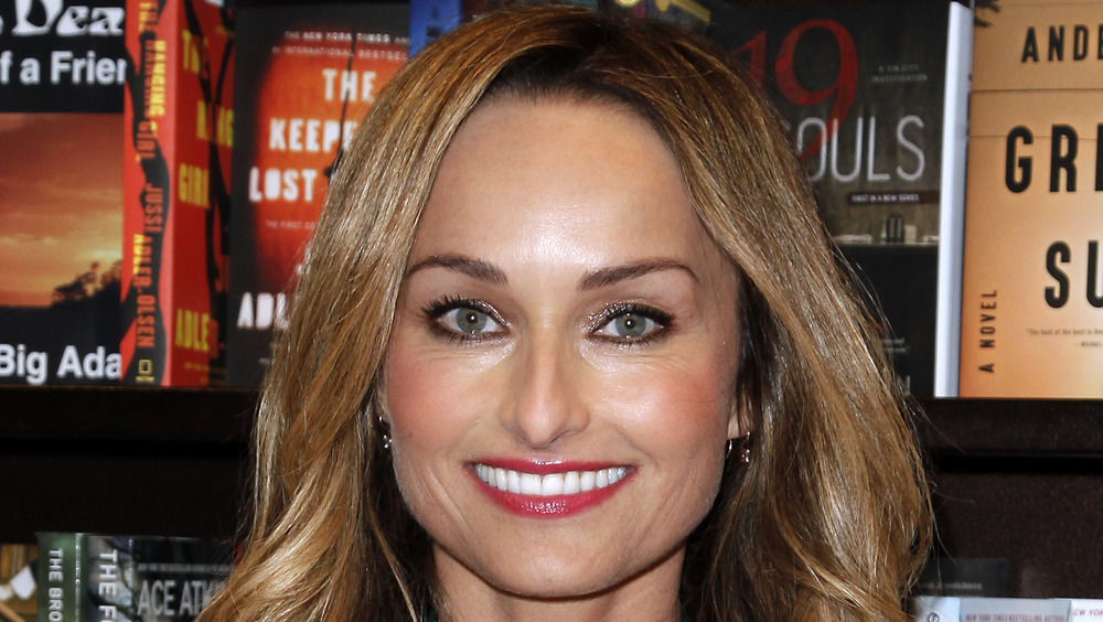 Giada De Laurentiis in glitter eyeshadow