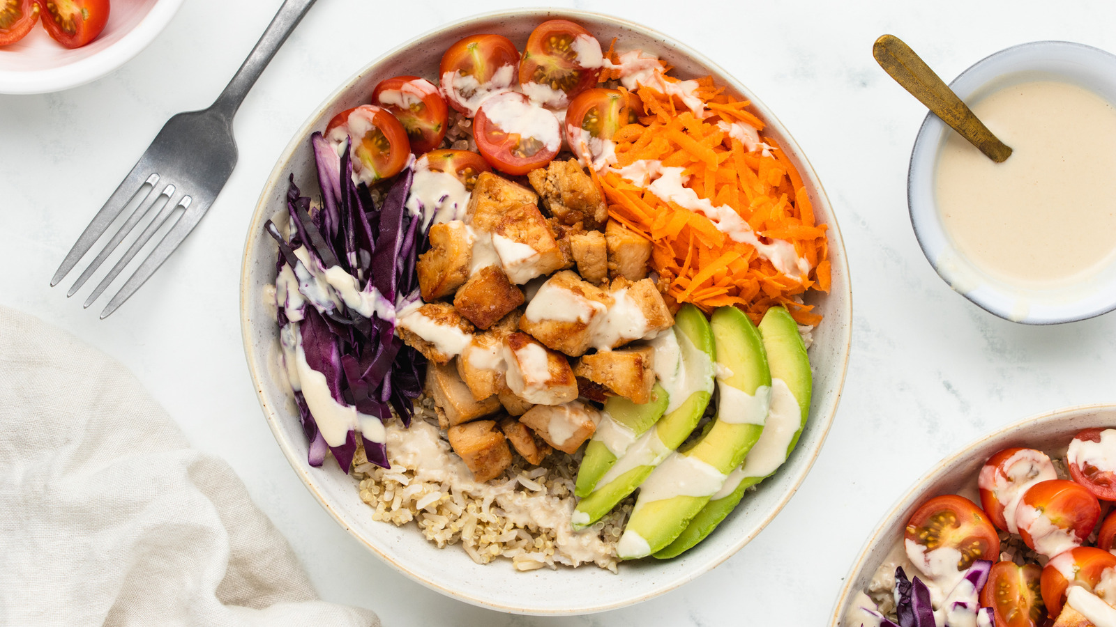 Ginger Maple Tofu Grain Bowls Recipe
