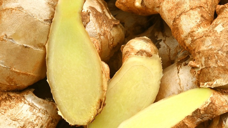 shredded ginger