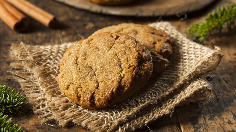homemade gingersnap cookies