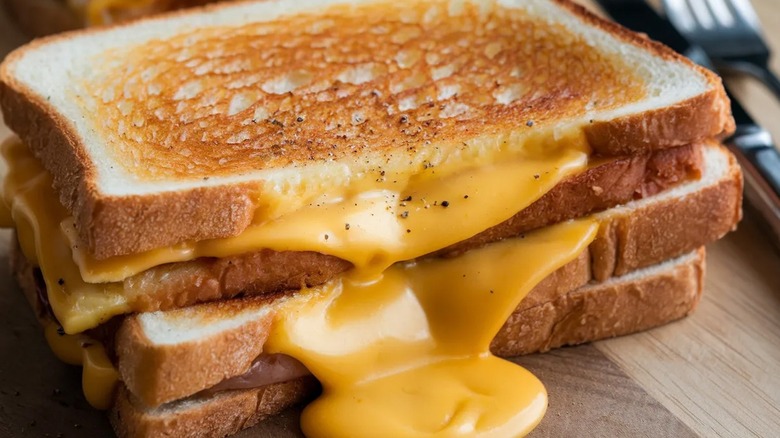Grilled cheese sandwiches