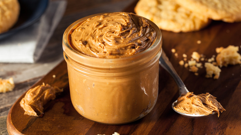 Jar of cookie butter