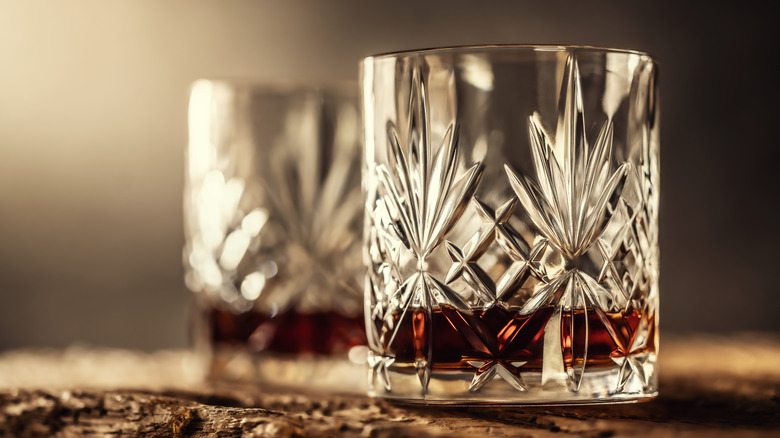 Two glasses of whiskey