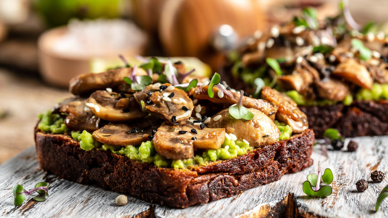 mushroom french toast