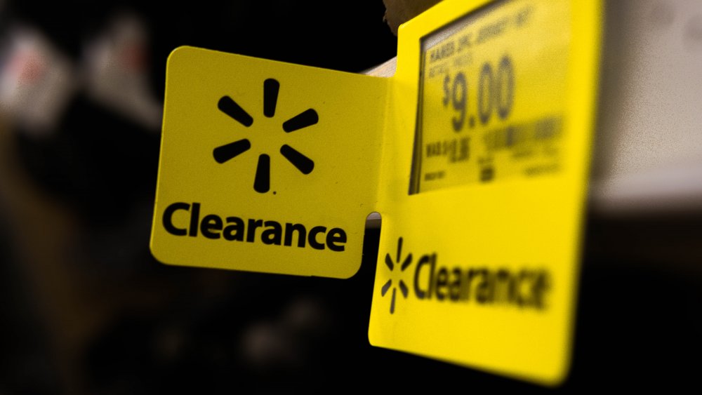 Walmart clearance tag