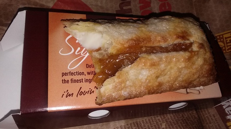 McDonald's pumpkin & creme pie