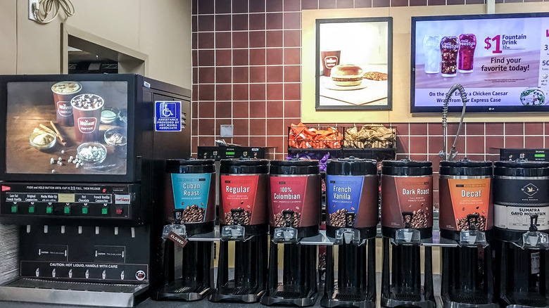 Wawa coffee station