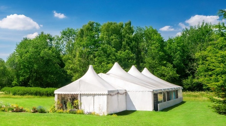 Great British Baking Show tent