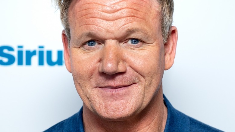 Gordon Ramsay smirking