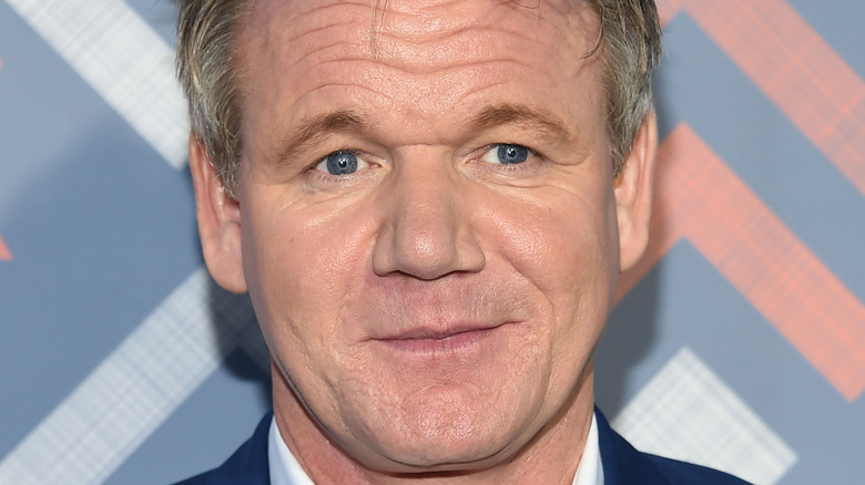 Gordon Ramsay smirking