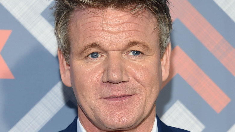 Gordon Ramsay smirking