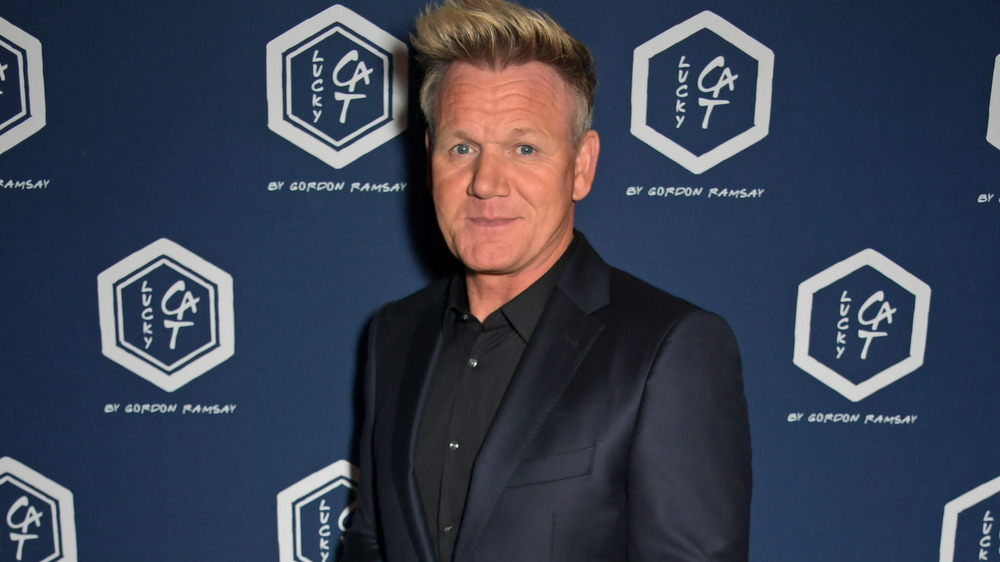 Gordon Ramsay on red carpet