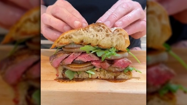 Gordon Ramsay's steak sandwich