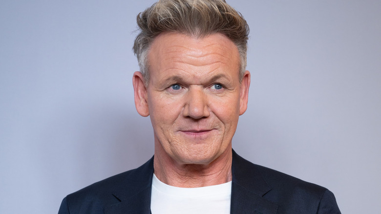 Gordon Ramsay smirking