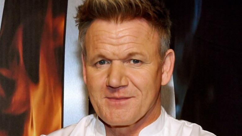 Closeup of Gordon Ramsay