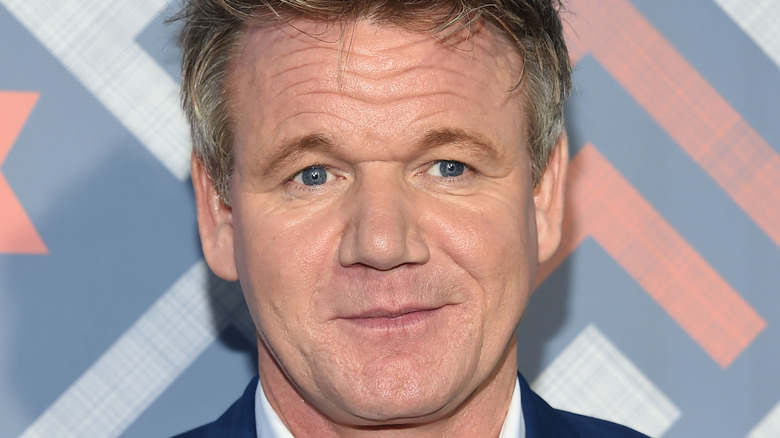 Gordon Ramsay smirking