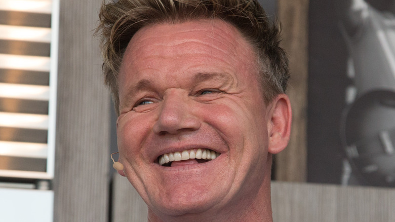 Gordon Ramsay smiling