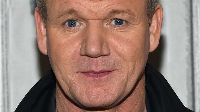 Gordon Ramsay smirking