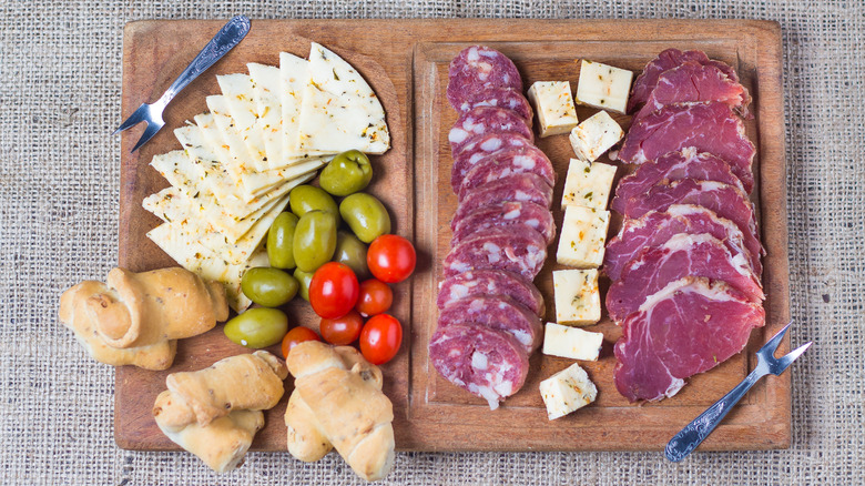 charcuterie and cheese