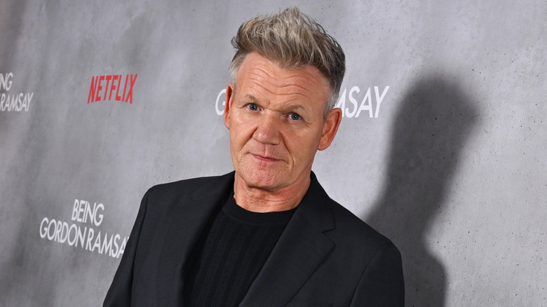 Gordon Ramsay at the launch of Netflix's "Being Gordon Ramsay"
