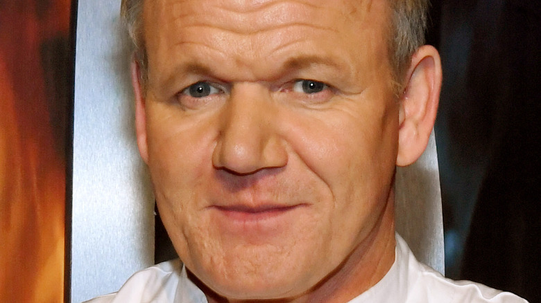 Gordon Ramsay in white shirt