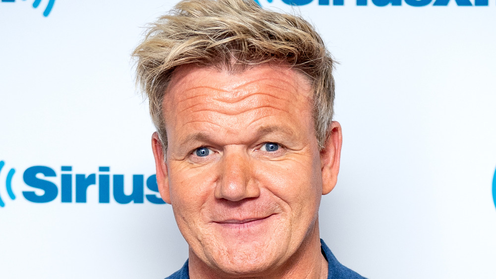 Gordon Ramsay slightly smiling