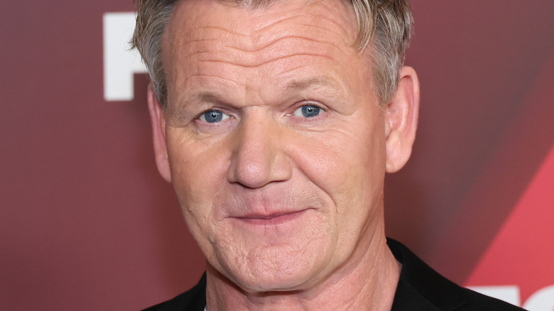 Gordon Ramsay smirking