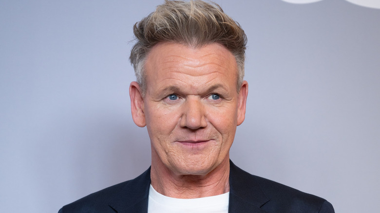 Gordon Ramsay smirking