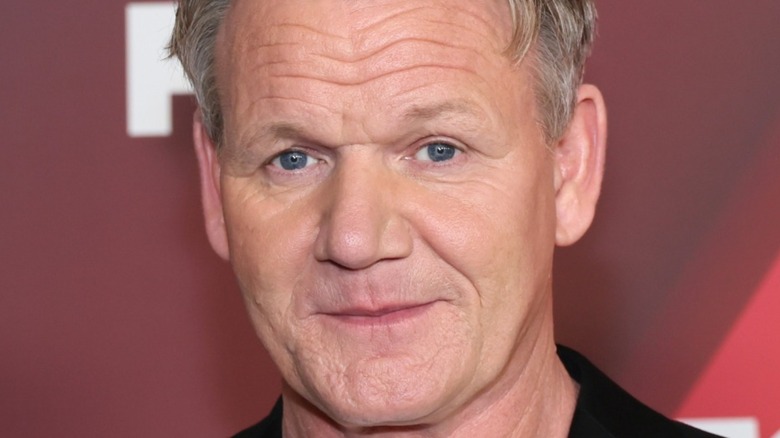 Gordon Ramsay smirking