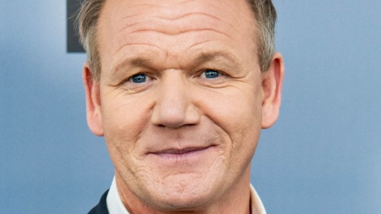 Close up of Gordon Ramsay smiling