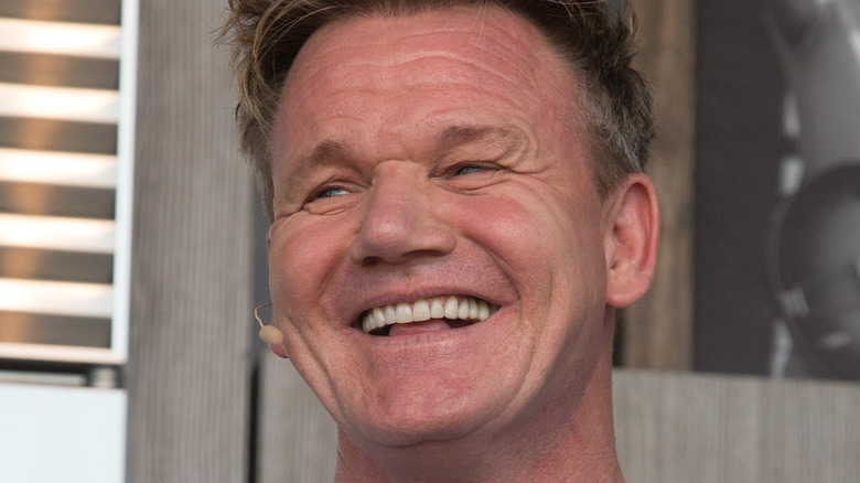 Gordon Ramsay smiling