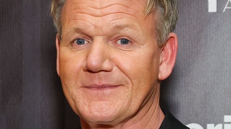 gordon ramsay slightly smiling