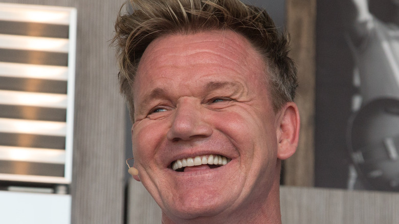 Gordon Ramsay smiling