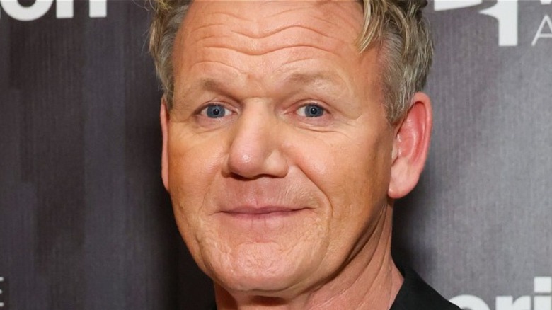 Gordon Ramsay smirking