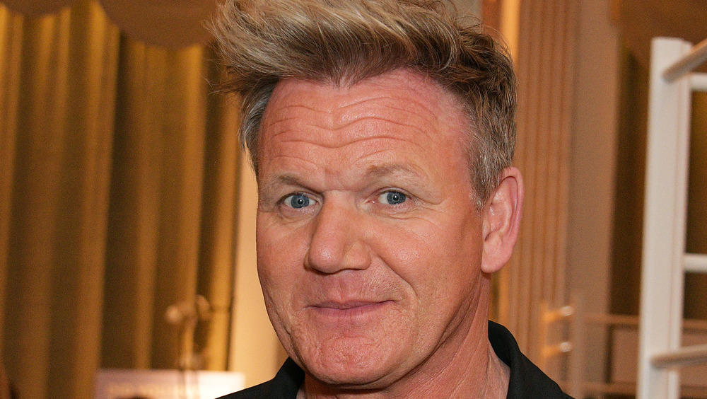 Gordon Ramsay smirking