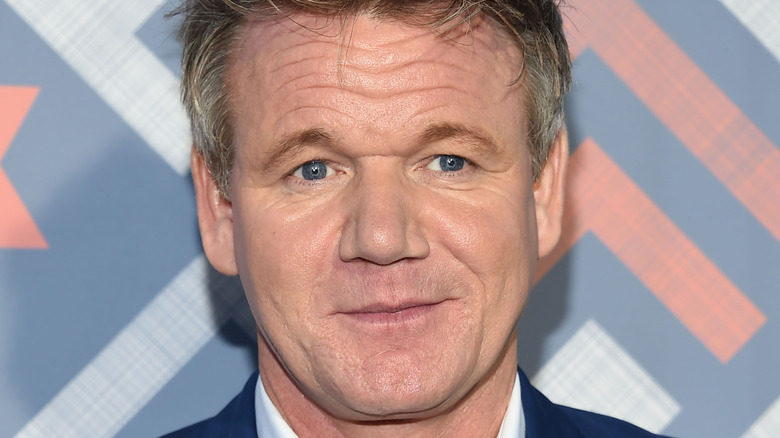 Gordon Ramsay smirking