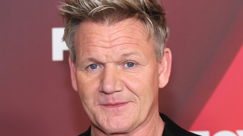 Gordon Ramsay smirking