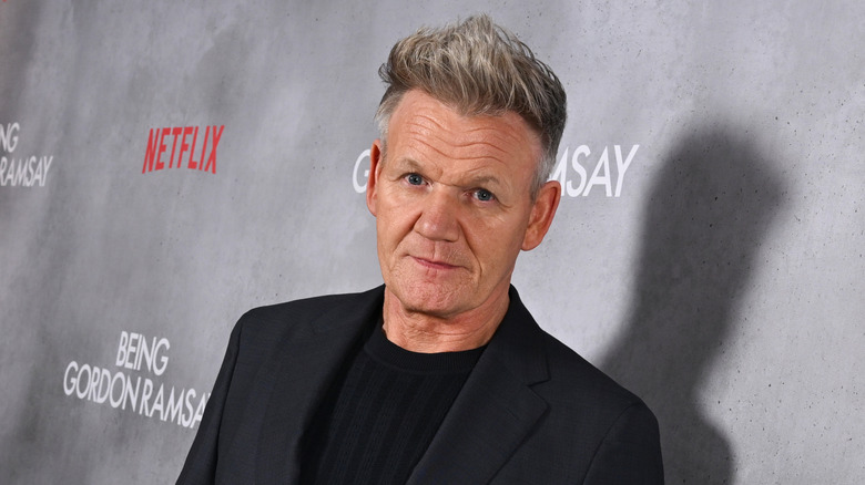 Gordon Ramsay at a Netflix red carpet event