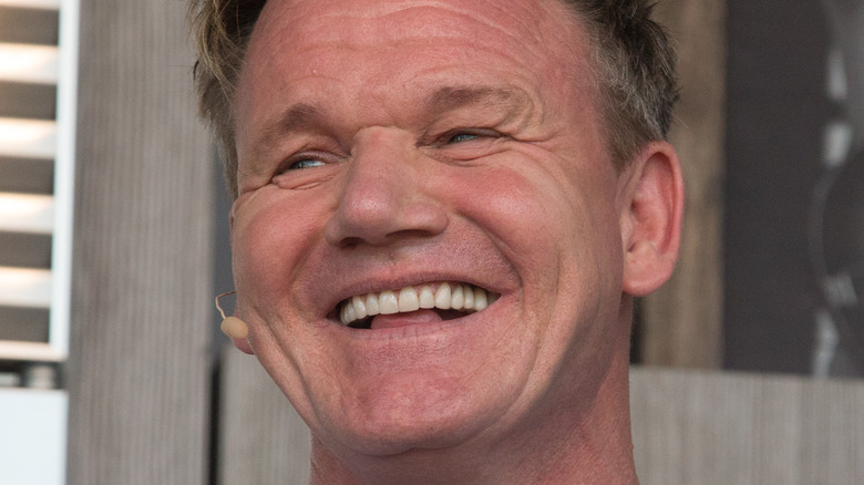 Gordon Ramsay smiling