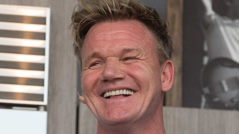 Gordon Ramsay smiling