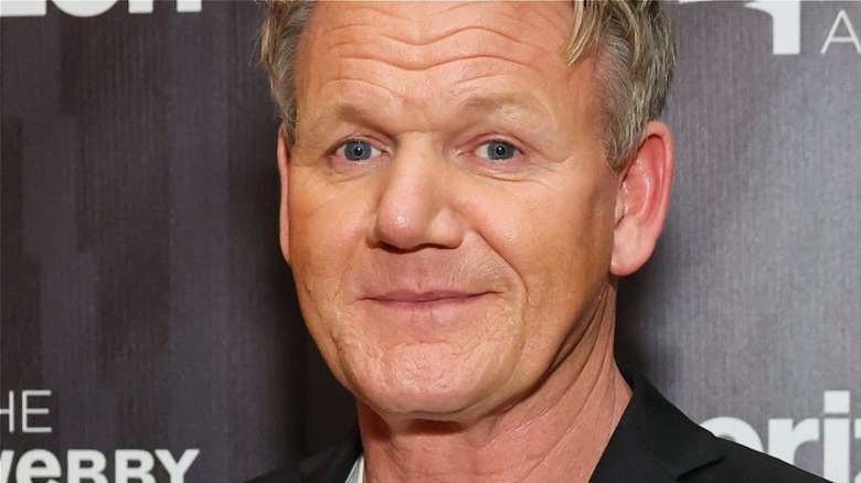 Close-up of Gordon Ramsay with serious expression