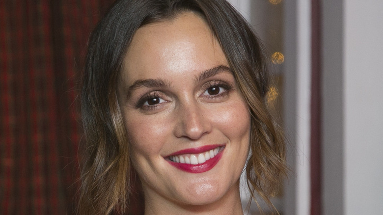 Leighton Meester smiling