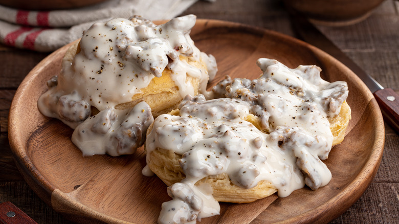 biscuits and gravy